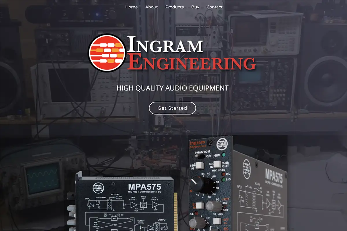 Ingram Engineering website